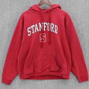 Vintage TCX Apparel x Stanford University Hoodie Sweatshirt Women Large Red Y2k